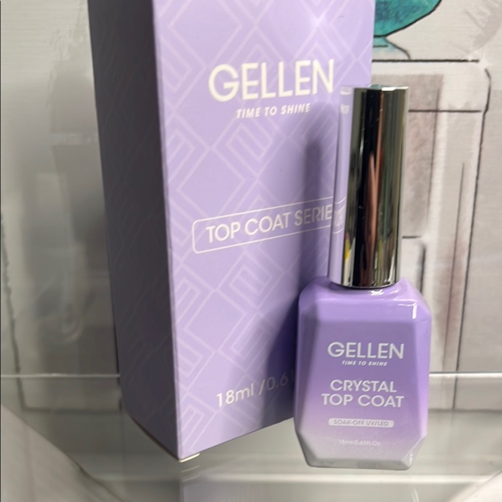 Gellen Crystal Top Coat NIB